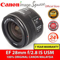 Canon EF 28mm f/2.8 IS USM Ship from Malaysia