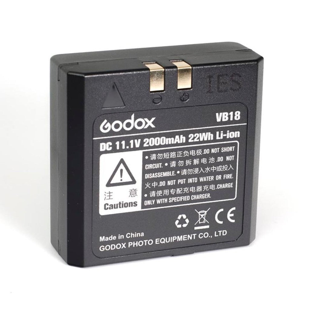 GODOX VB18 Battery 2000mAh V850 V850II V860 V860II Canon Sony Nikon VB-18