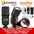Cheapest! Godox TT600 TT600S Thinklite Flash Speedlite Canon Sony Nikon Fujifilm Godox Malaysia