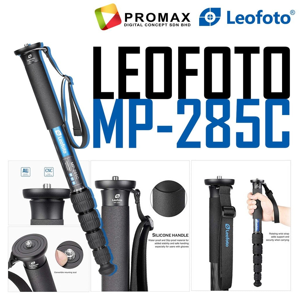 Leofoto MP-284C / MP-285C / MP-326C / MP-364C / MP-365C / MP-366C Carbon Fiber Monopod