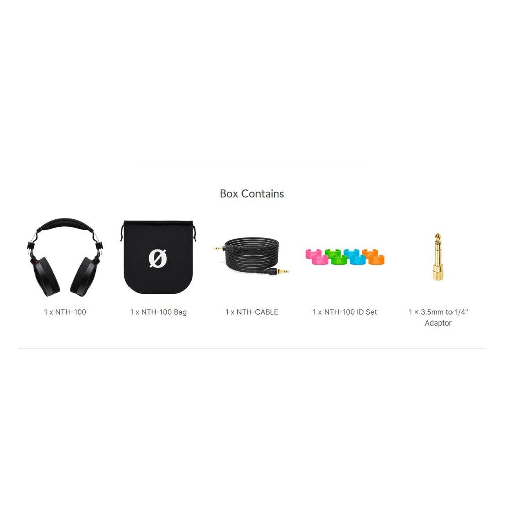 Rode NTH-100 / NTH-100M Professional Closed-Back Over-Ear Headphones