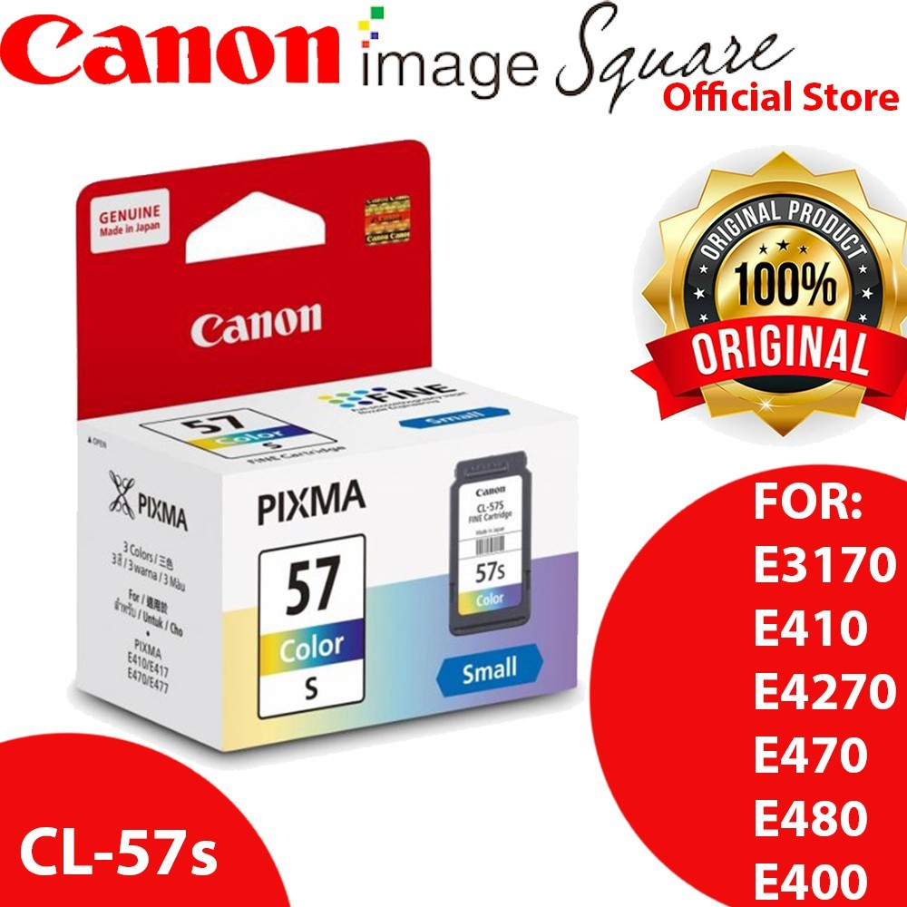 [Ship Out 24 Hrs] Canon PG-47 / CL-57 / CL-57S Ink Cartridge E3170 E410 E4270 E470 PG47 CL57 CL57s
