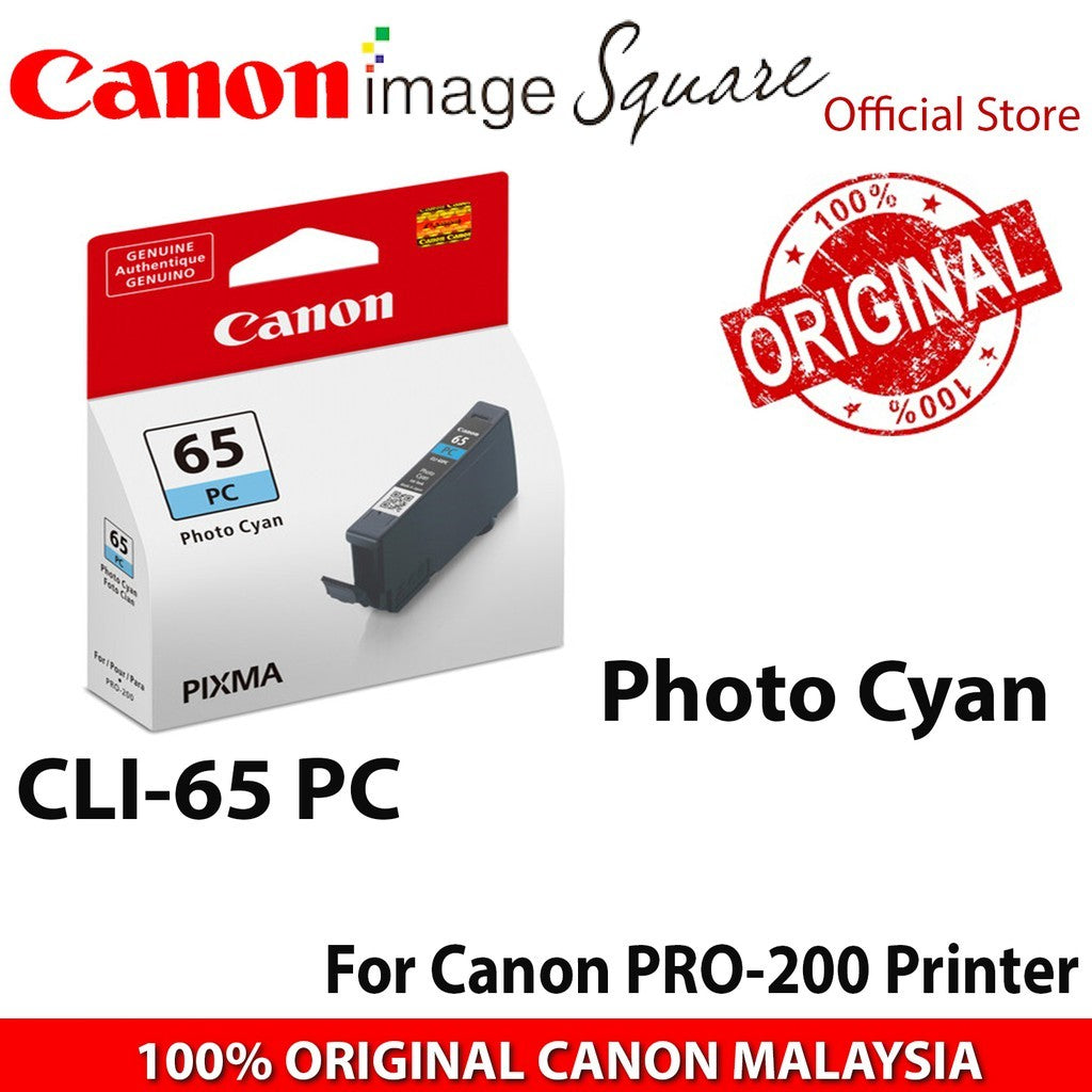 Canon Ink Cartridges CLI-65  cli 65 cli65 (BK/C/Y/M/PM/PC/GY/LGY ) For Canon PIXMA PRO 200