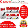 Canon CLI-751XL INK (Cyan/Magenta/Yellow/Black) PGI-750 XL PGBK 750 751 751XL 750XL COMBO