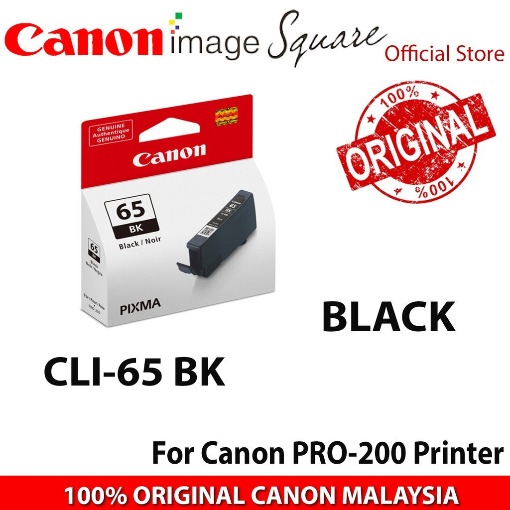 Canon Ink Cartridges CLI-65  cli 65 cli65 (BK/C/Y/M/PM/PC/GY/LGY ) For Canon PIXMA PRO 200
