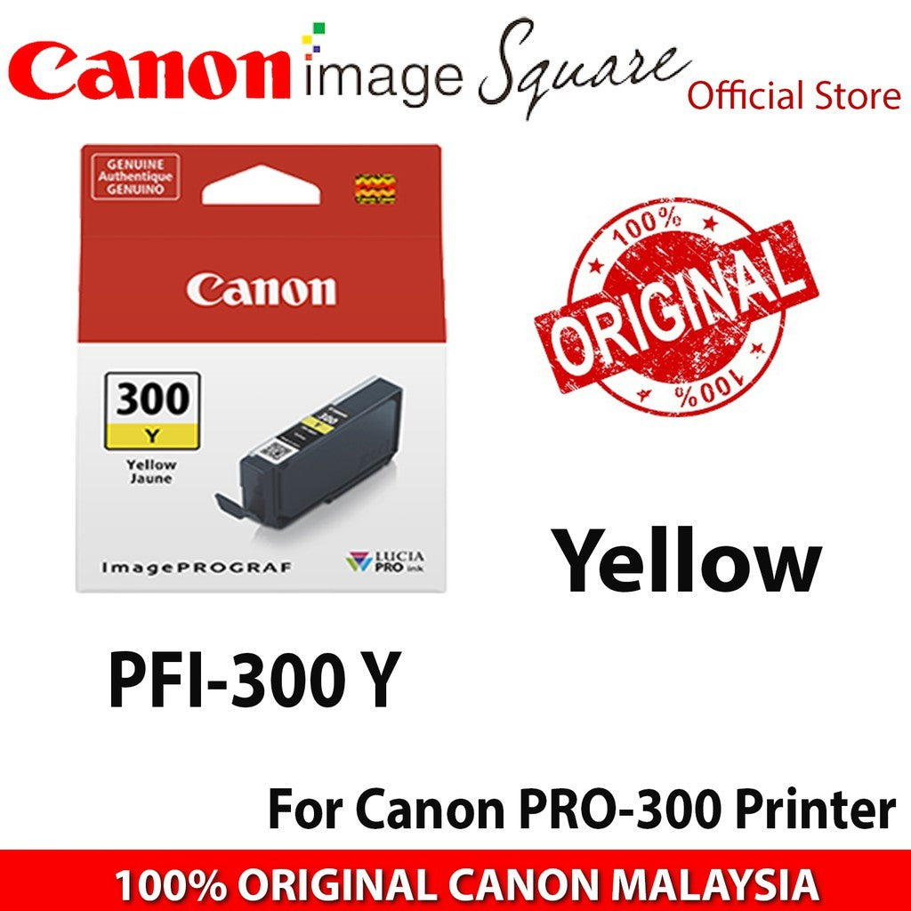 Canon PFI-300 Ink Cartridges ( MBK/PBK/C/Y/M/PM/PC/GY/CO/RD )For Canon PIXMA PRO 300 PRO300