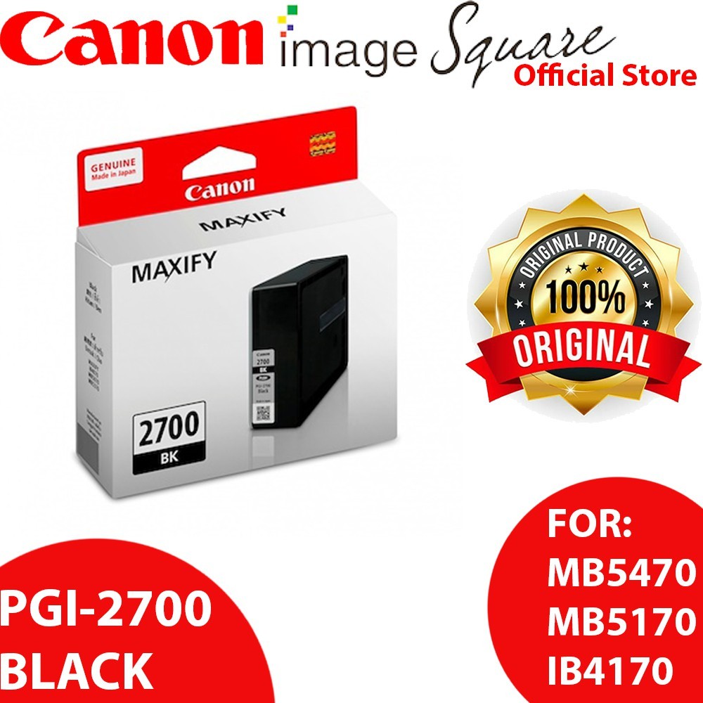 Canon PGI-2700 XL / PGI-2700 (BK/Y/M/C) For MB5470/MB5170/IB4170 PGI-2700XL 2700 INK CATRIDGE
