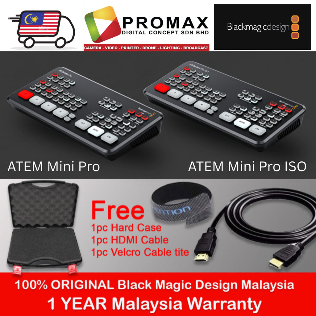 Blackmagic Design ATEM Mini Pro / Pro ISO Live Stream Switcher