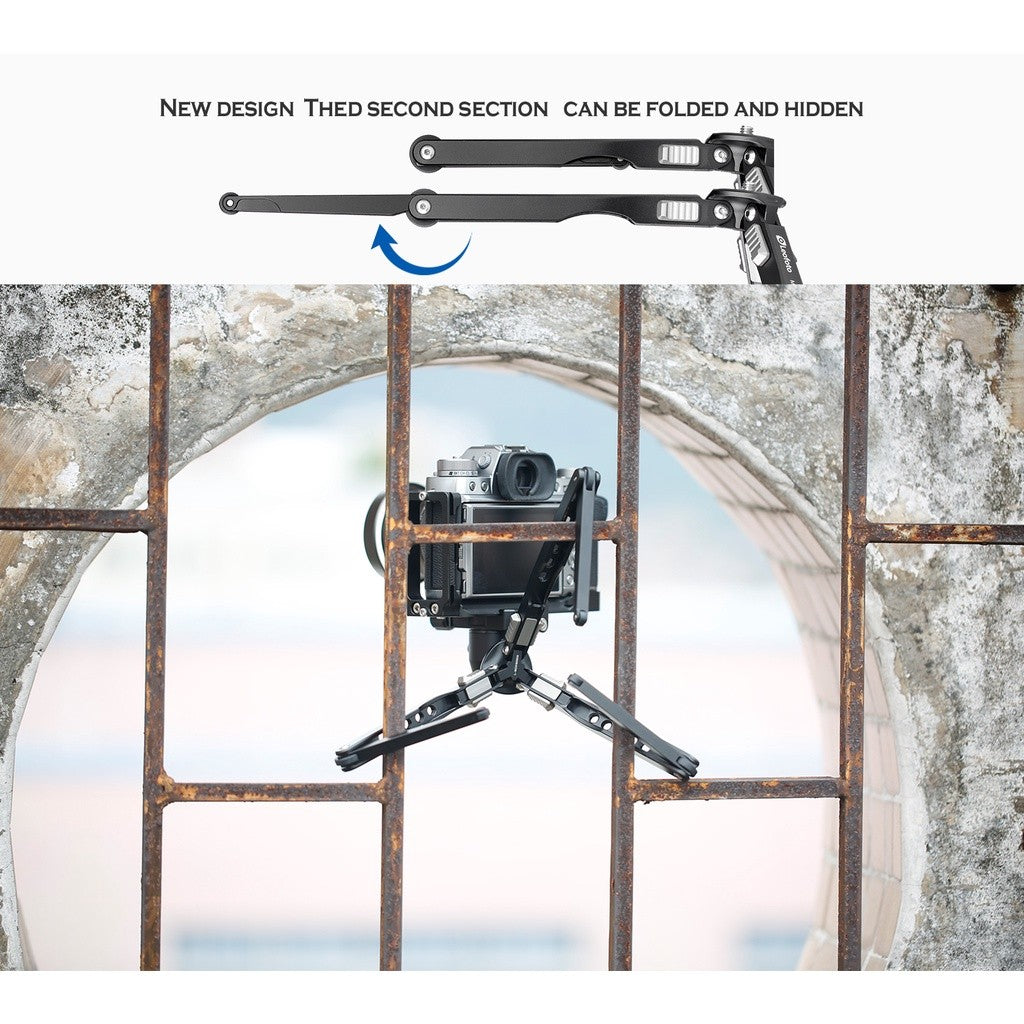 Leofoto MT-03 Spider Table top Tripod & LH-25 Mini Ball Head