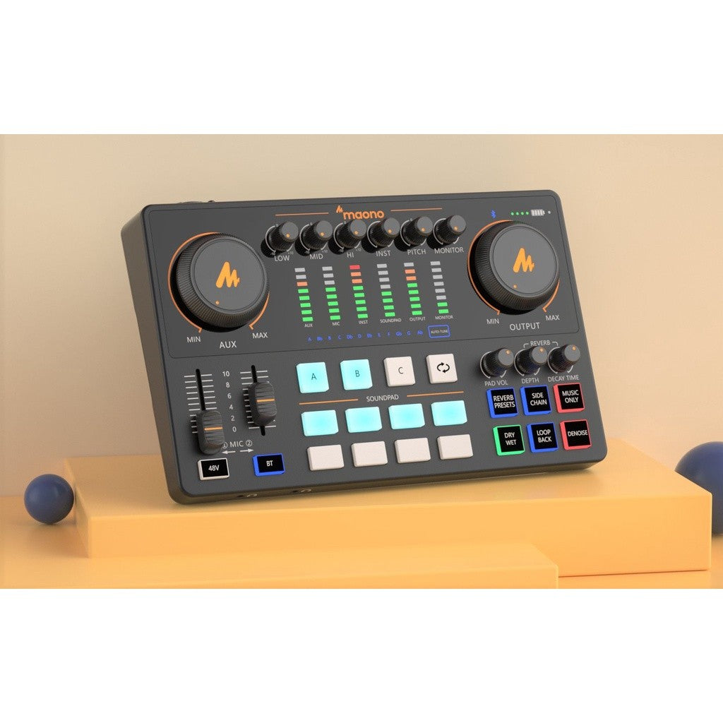 Maono AME2 AM-E2 Integrated Audio Production Studio Sound Card Studio Maonocaster AME2A