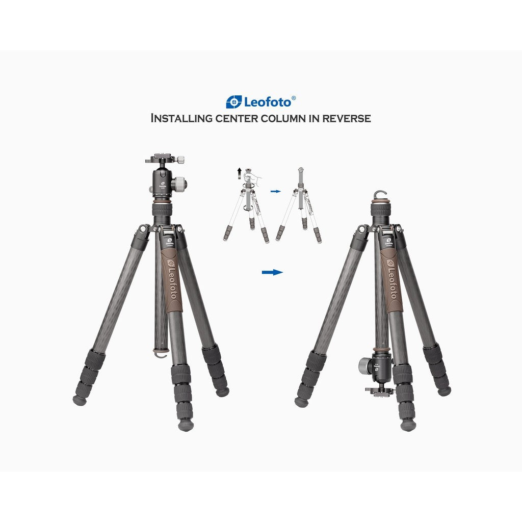 Leofoto (LX324CT - XB38) Urban Series LX-324CT+XB-38 Professional Carbon Fiber Tripod