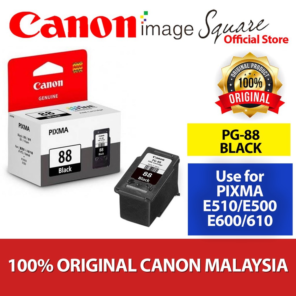 CANON PG-88 Black PG88 / CL-98 Colour CL98 Printer Ink Cartridge Canon Malaysia