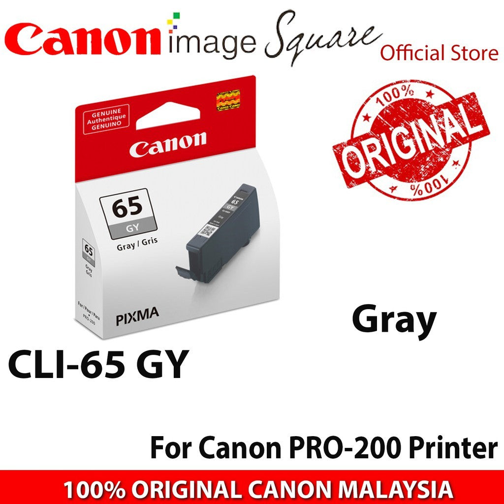 Canon Ink Cartridges CLI-65  cli 65 cli65 (BK/C/Y/M/PM/PC/GY/LGY ) For Canon PIXMA PRO 200