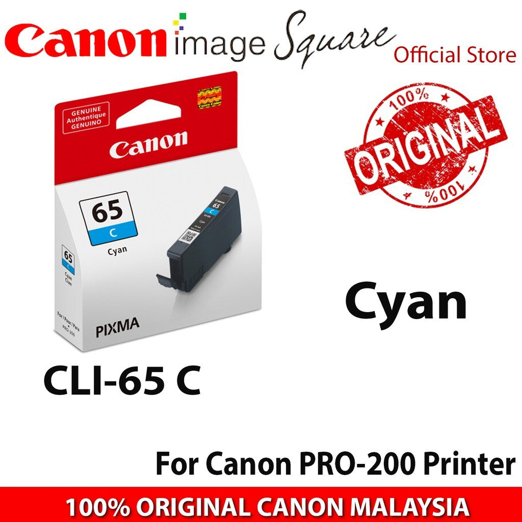 Canon Ink Cartridges CLI-65  cli 65 cli65 (BK/C/Y/M/PM/PC/GY/LGY ) For Canon PIXMA PRO 200