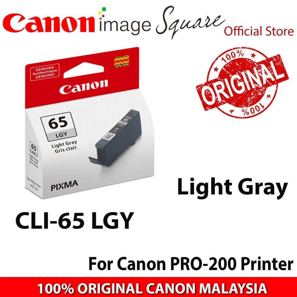 Canon Ink Cartridges CLI-65  cli 65 cli65 (BK/C/Y/M/PM/PC/GY/LGY ) For Canon PIXMA PRO 200