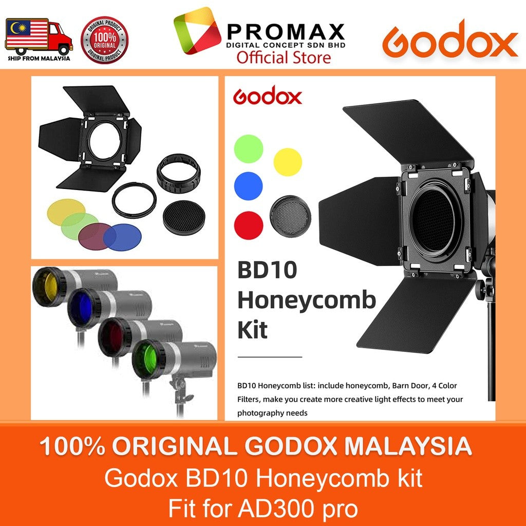 Godox BD-10 Barndoor Kit for AD300 Pro Studio