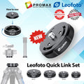 Leofoto QS-45 / QS-50 / QS-60 / QS-70 Quick-Link Tripod Head Quick Release Set