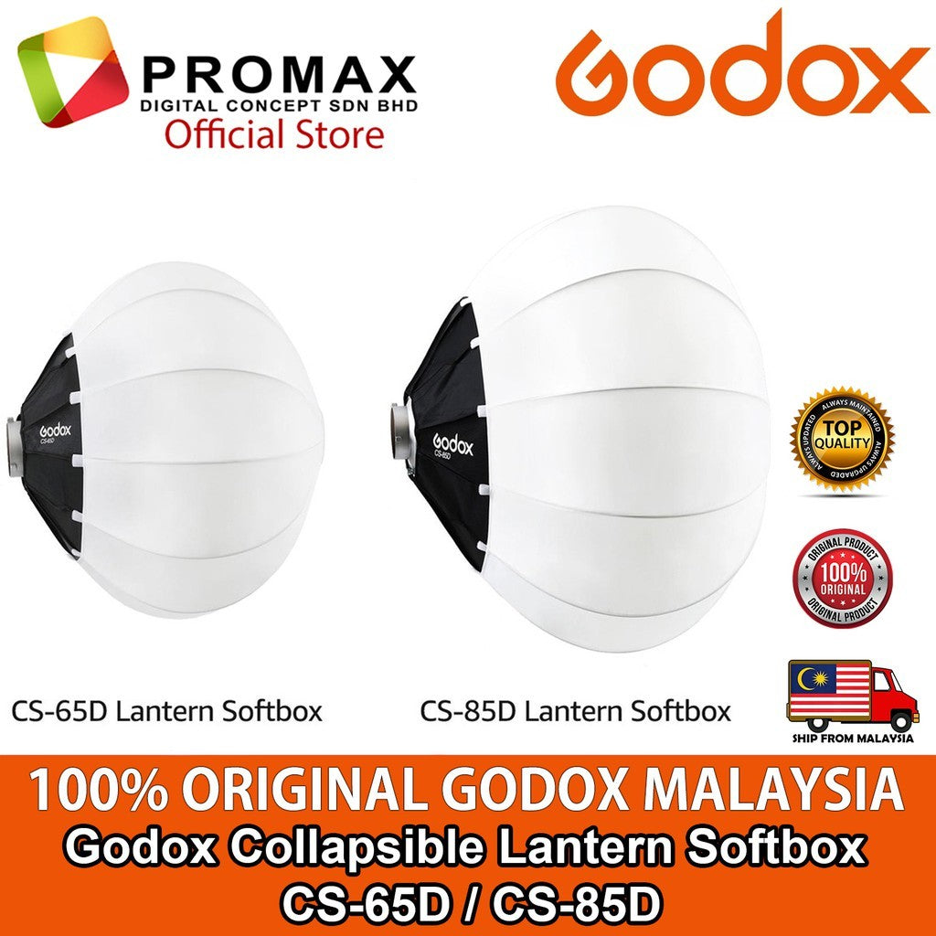 Godox Collapsible Lantern Softbox CS-65D 65CM CS65D CS65 / CS-85D 85CM CS85D CS85 GODOX Malaysia