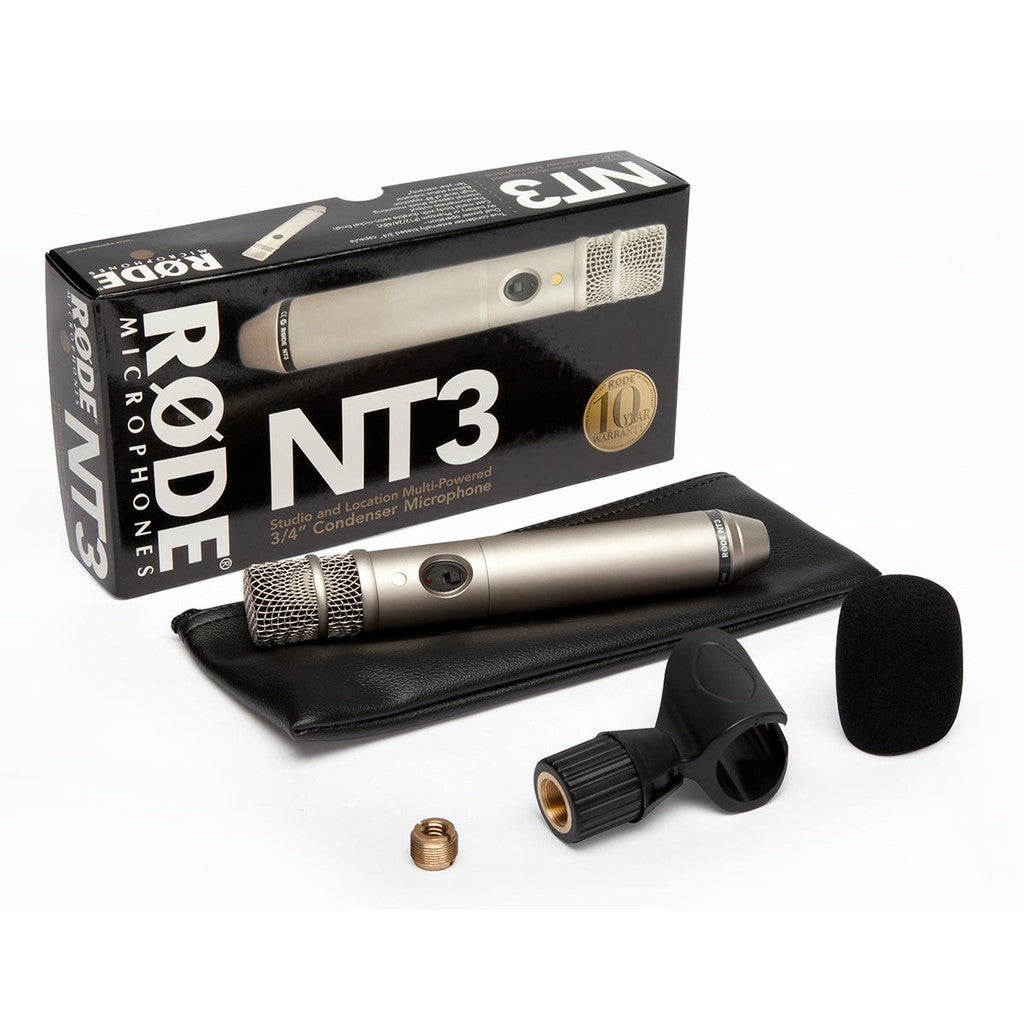 Rode NT3 3/4" Cardioid Condenser Microphone Rode Malaysia 1 Year Warranty