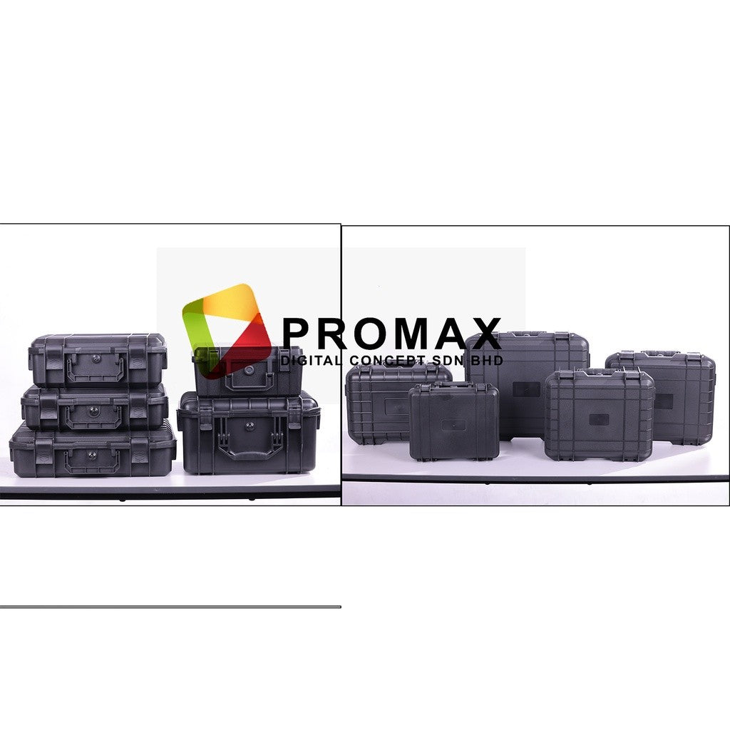 ProMax Hard PP Carry Case Tool Box Storage Bag PP Carrying case Hardcase Include Sponge Foam camera Kotak motosikal