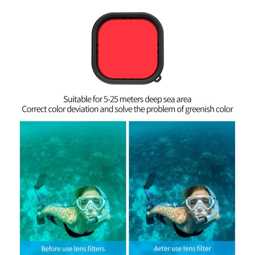 TELESIN 45M Underwater Housing Case Waterproof Cover for Gopro Hero 9 10 11 12 13