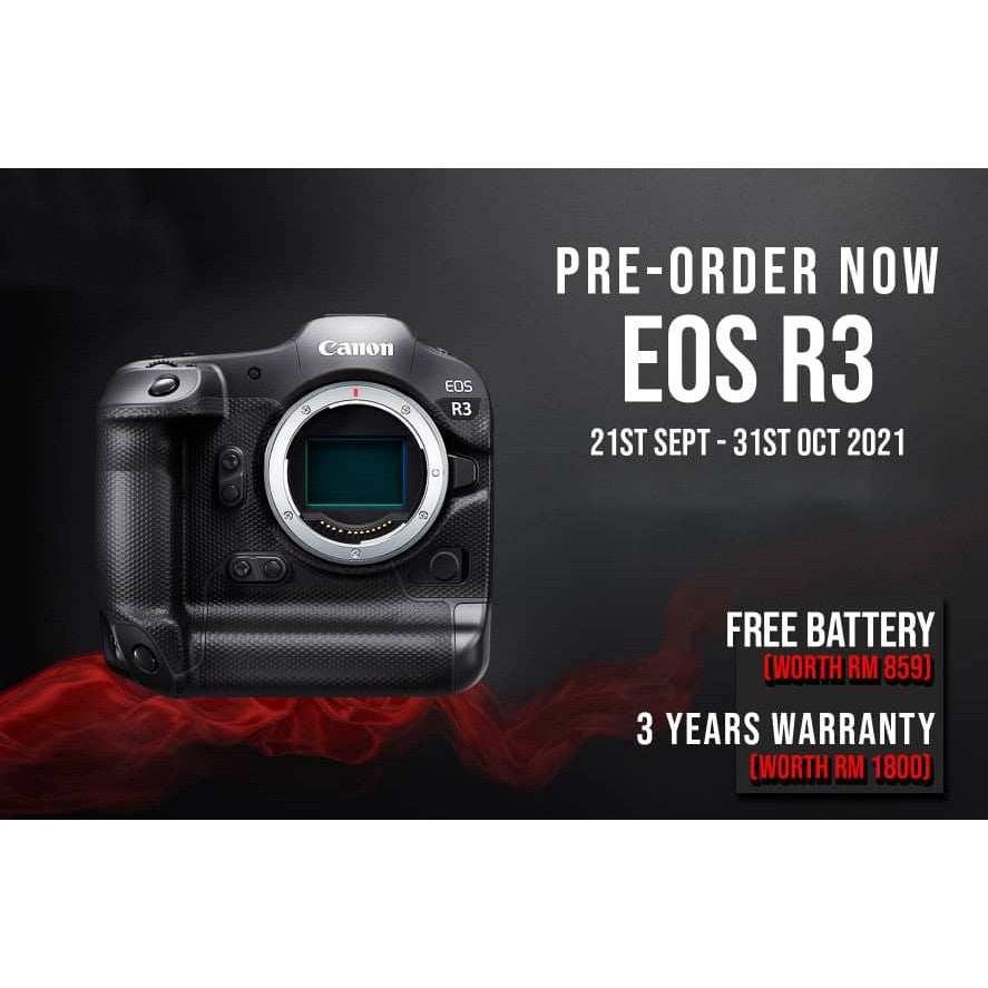 CANON EOS R3 BODY FULL FRAME MIRRIRLESS CAMERA