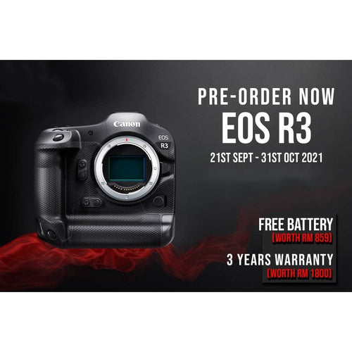 CANON EOS R3 BODY FULL FRAME MIRRIRLESS CAMERA