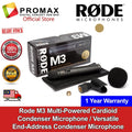 Rode M3 Multi-Powered Cardioid Condenser Microphone / Versatile End-Address Condenser Microphone Rode Warranty