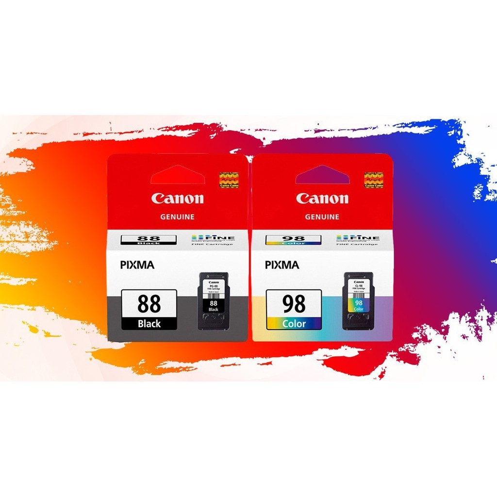 CANON PG-88 Black PG88 / CL-98 Colour CL98 Printer Ink Cartridge Canon Malaysia