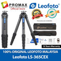 Leofoto LS-365CEX Ranger Series Carbon Fiber Tripod with 15° Leveling Base (Black)