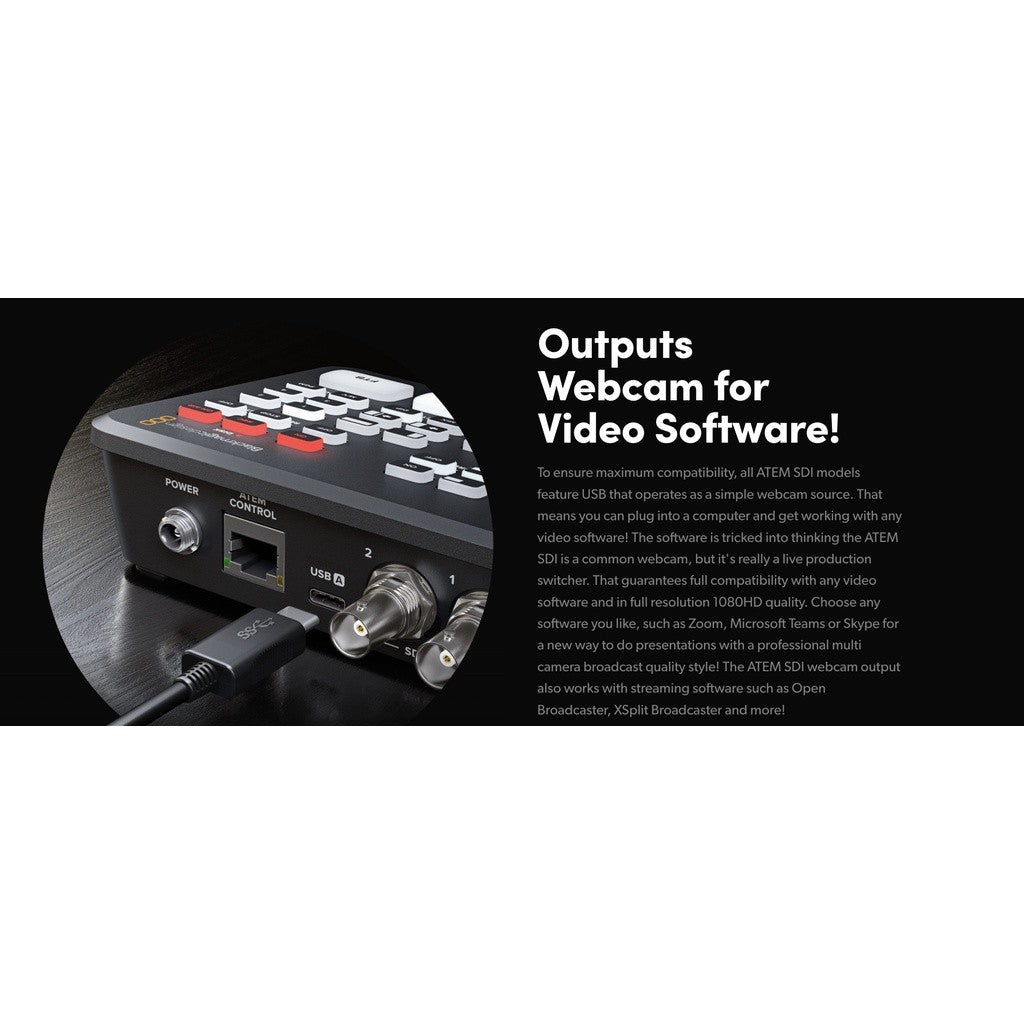 Blackmagic Design Atem SDI Pro ISO / Atem SDI / Atem SDI Extreme ISO Live Streaming Switcher for ISO HDMI