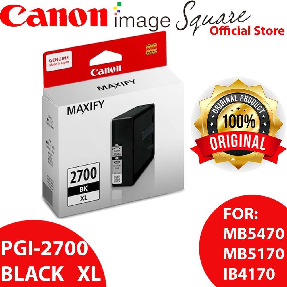 Canon PGI-2700 XL / PGI-2700 (BK/Y/M/C) For MB5470/MB5170/IB4170 PGI-2700XL 2700 INK CATRIDGE