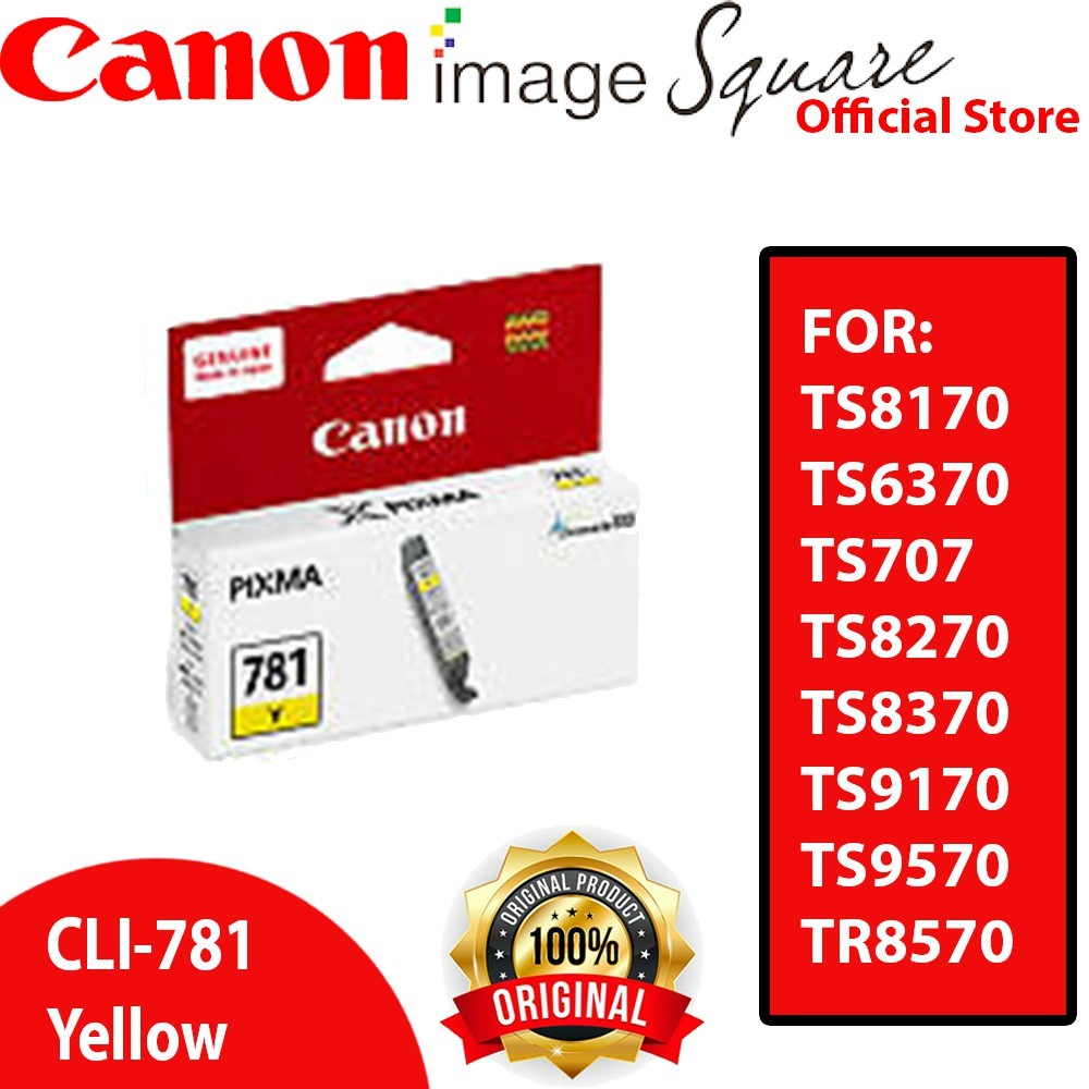 Canon CLI-781 INK (Black/Cyan/Magenta/Yellow/Photo Blue) PGI-780 PGBK INK