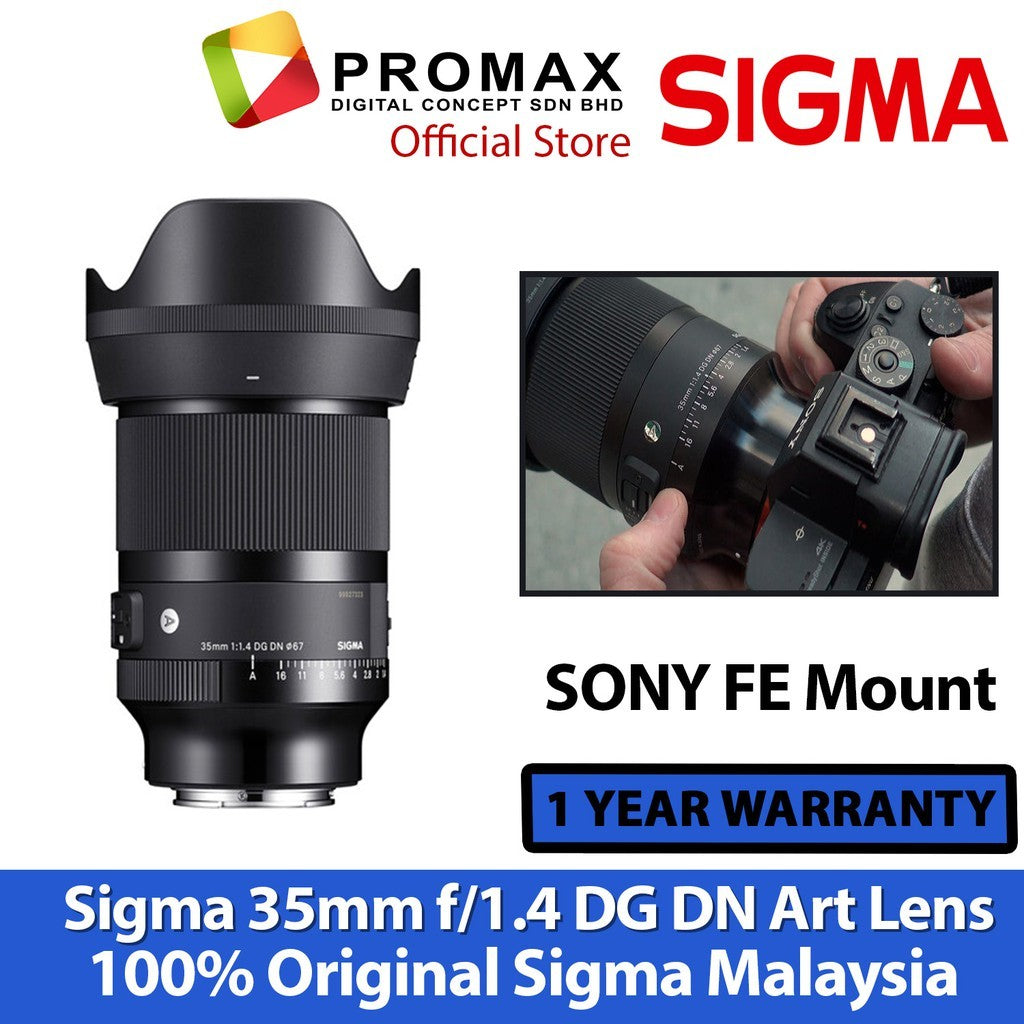SIGMA 35MM F1.4 DG DN Art Lens (Sony FE)