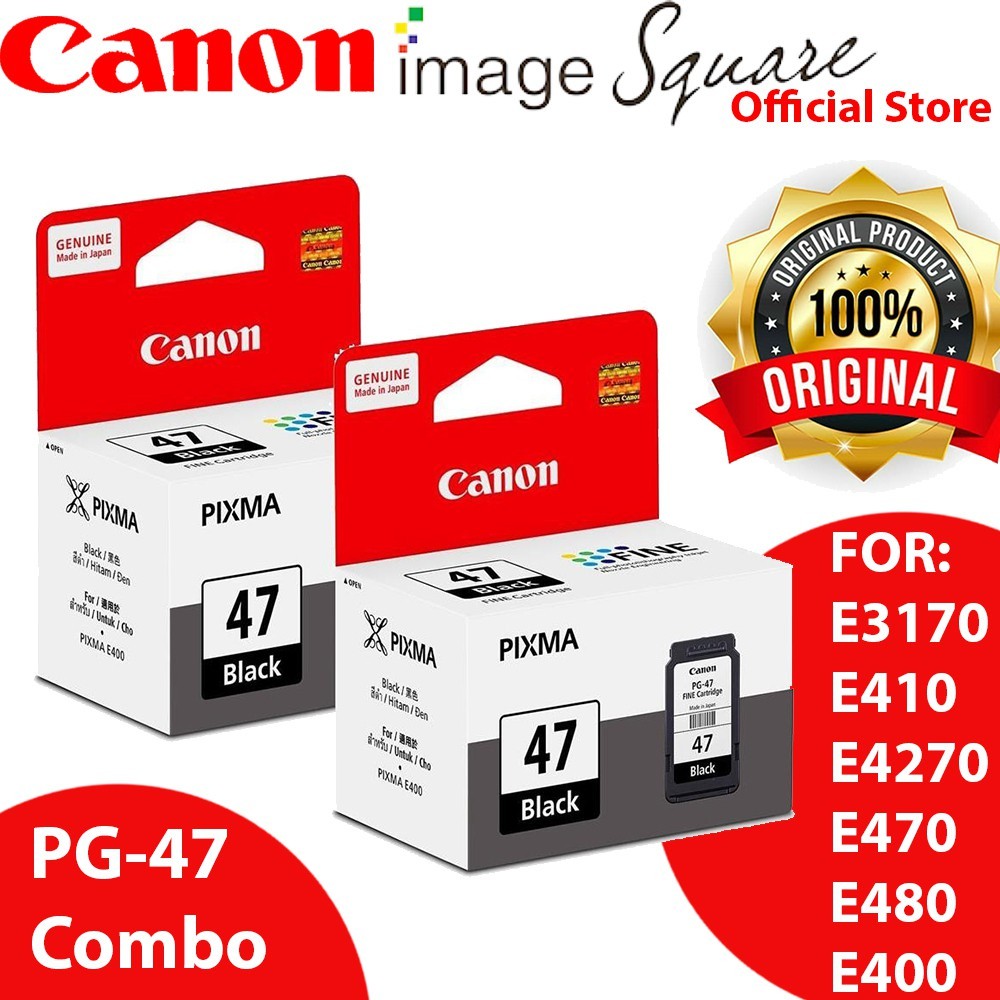 [Ship Out 24 Hrs] Canon PG-47 / CL-57 / CL-57S Ink Cartridge E3170 E410 E4270 E470 PG47 CL57 CL57s