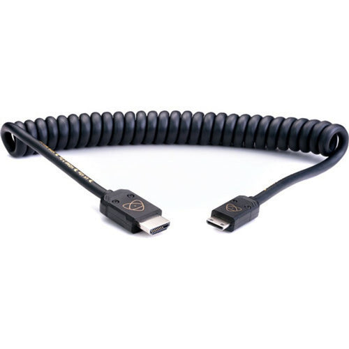ATOMOS 4K HDMI Mini 30cm / 40cm 4K 60fps PRO Coiled Die Cast Connector Cable