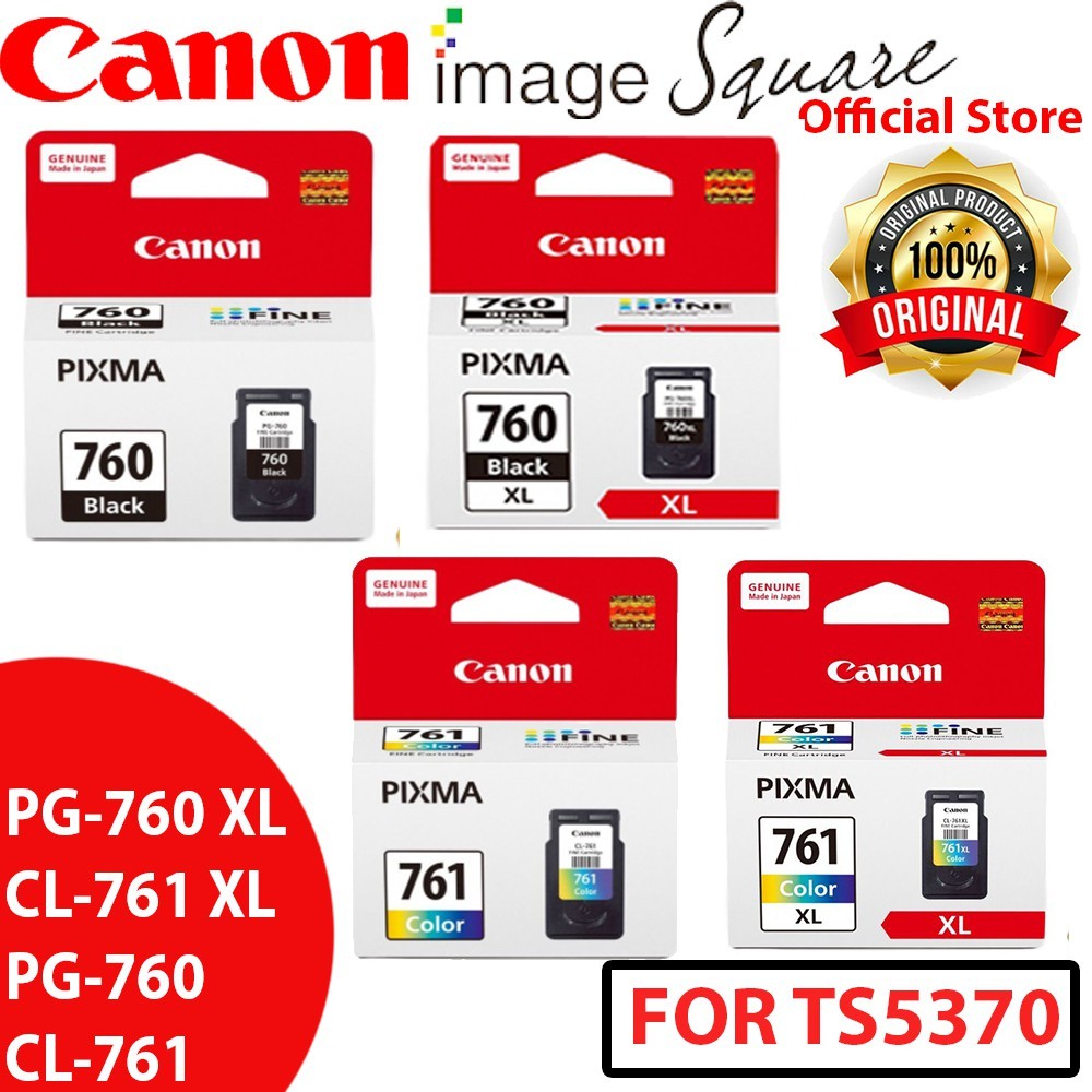 (CHEAPEST!) Canon PG-760 CL-761 PG760 XL CL-761 XL PG760 CL761 XL PG-760XL CL-761XL Ink For TS5370