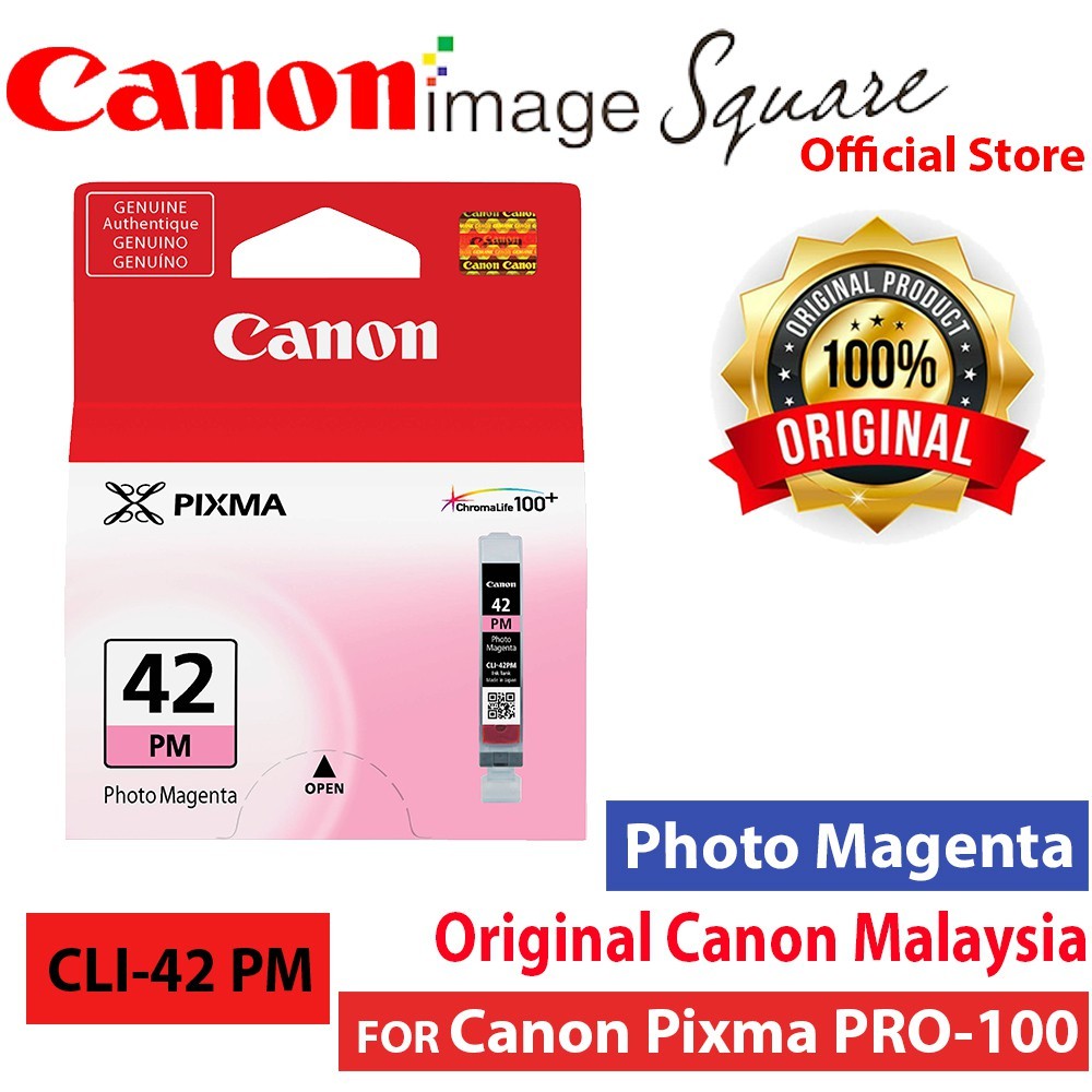 Canon Ink Cartridges CLI-42 cli 42 cli42 (BK/C/Y/M/PM/PC/GY/LGY )For Canon PIXMA PRO 100