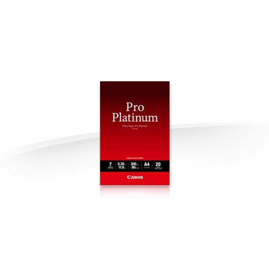 (Ready Stock) Canon PT-101 A4 20 Sheets Pro Platinum Photo GLOSSY Paper