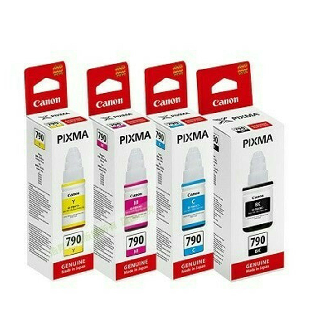 Canon GI-790 [Black /Cyan / Magenta / Yellow] GI-790 Ink For G series Printer