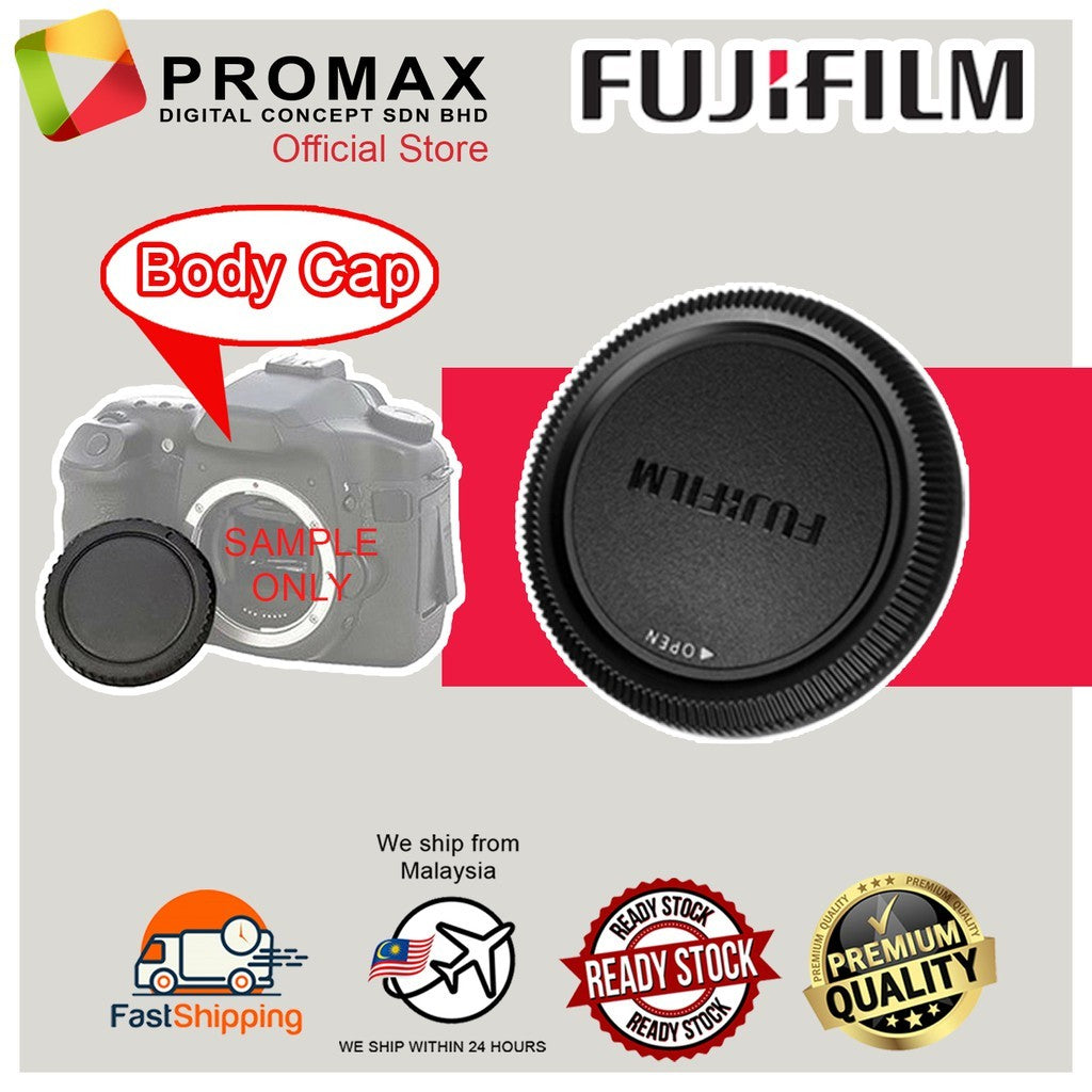 [Ready Stock] Camera SLR Mirorless Body Cap & Rear Lens Cap Cover Set for Canon Nikon Sony Fujifilm Olympus Micro 4/3 FT