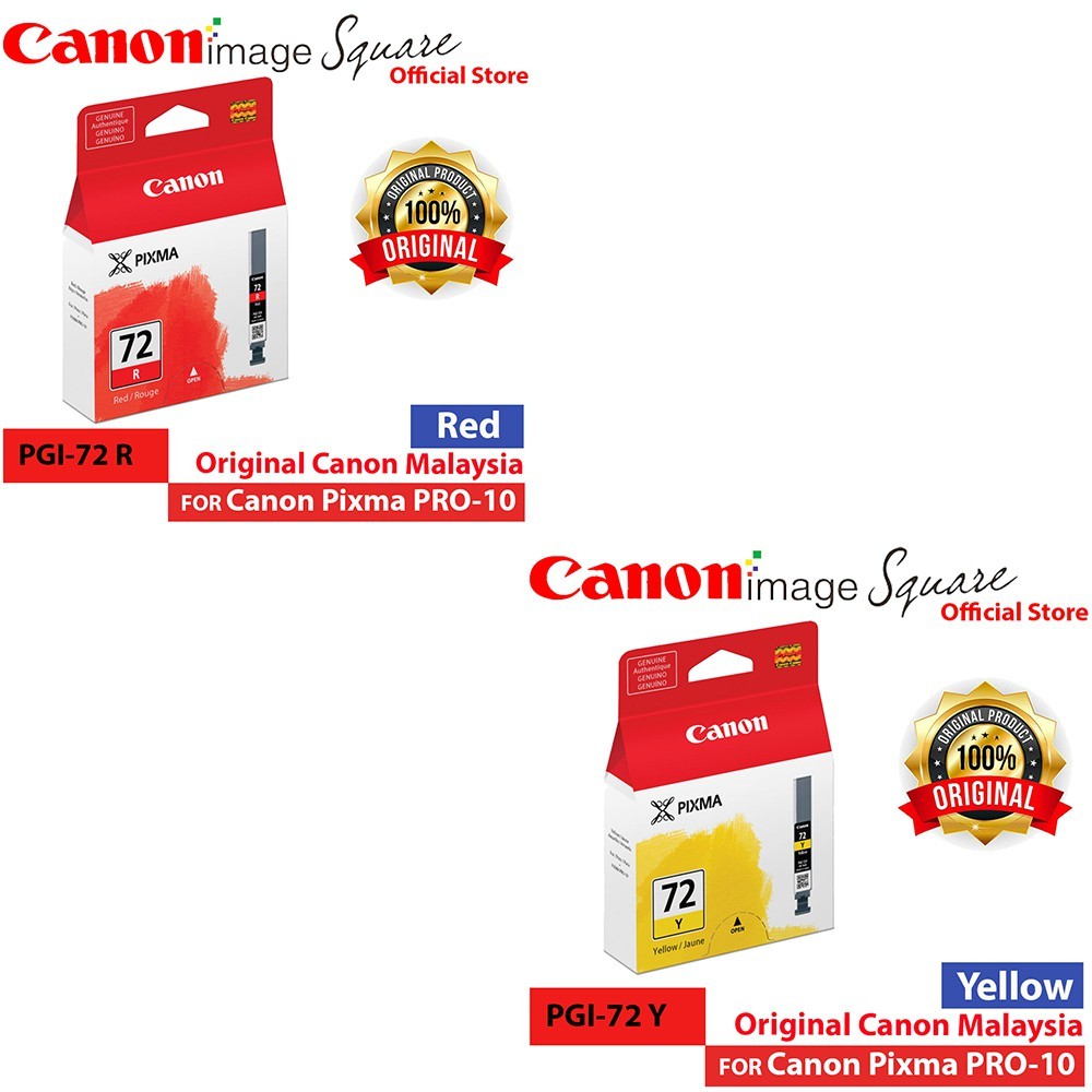 Canon Ink Cartridges PGI-72 pgi 72 pgi72 PBK/PM/PC/CO/MBK/GY/R/C/Y/M For Canon PIXMA PRO 10