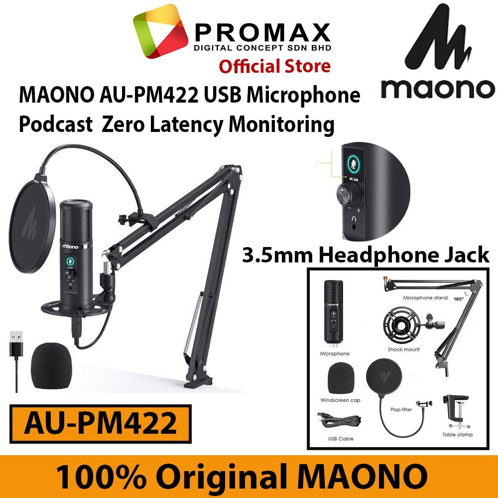 RM20 CASHBACK! Maonocaster AU-HD300T / AU-PM422 / AU-PM461 / AU-360TR Microphone Maonocaster