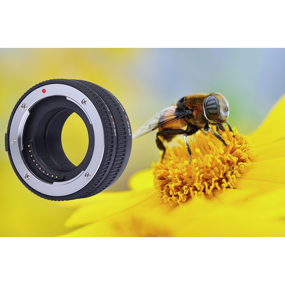 VILTROX DG-FU Auto focus AF Macro Extension Tube Ring Lens Adapter Mount for Fujifilm X X-Pro2 X-T2/T1 X-T20