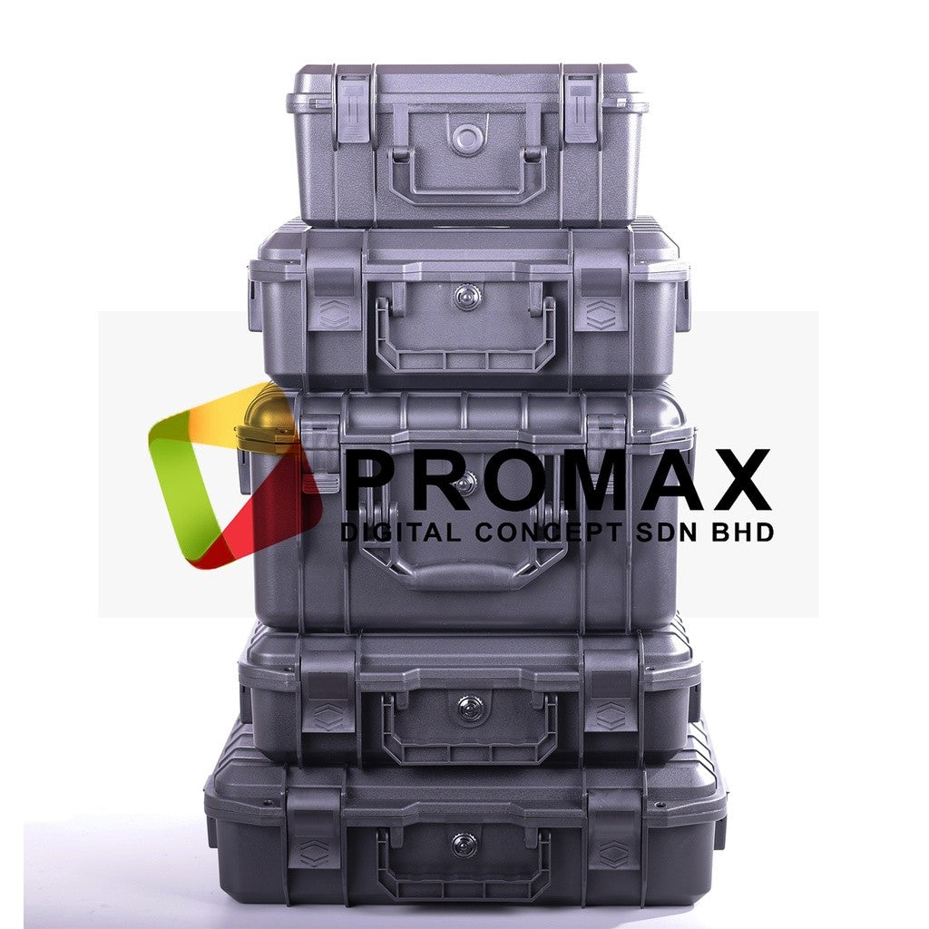 ProMax Hard PP Carry Case Tool Box Storage Bag PP Carrying case Hardcase Include Sponge Foam camera Kotak motosikal