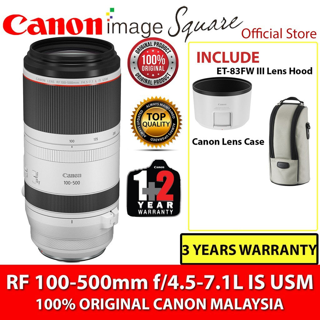 Canon RF 100-500mm f4.5-7.1L IS USM  RF100-500mm