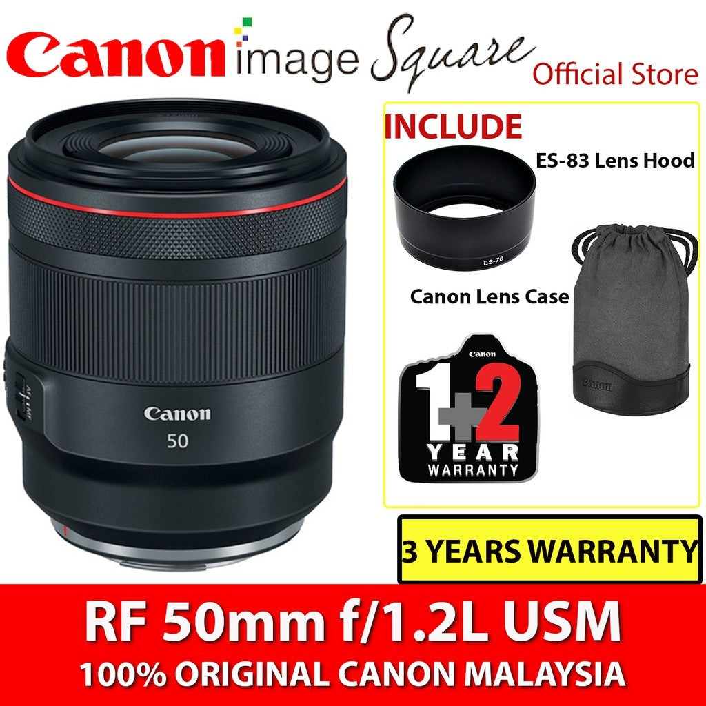 CANON RF 50mm F1.2L USM RF50MM F1.2 L USM LENS