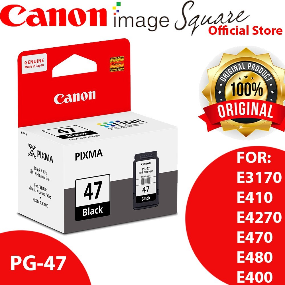 [Ship Out 24 Hrs] Canon PG-47 / CL-57 / CL-57S Ink Cartridge E3170 E410 E4270 E470 PG47 CL57 CL57s