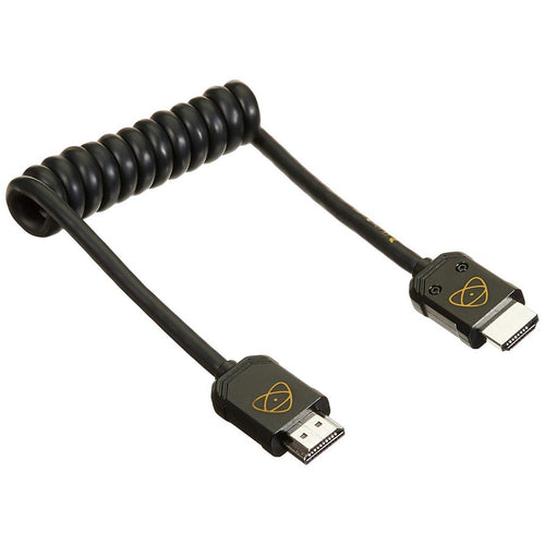 ATOMOS 4K HDMI FULL 30cm / 40cm 4K 60fps PRO Coiled Die Cast Connector Cable