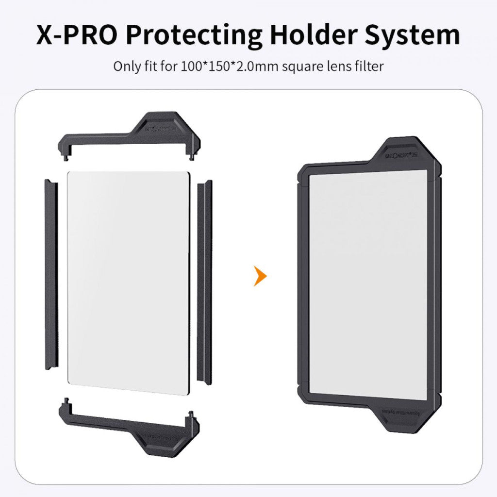 K&F Concept 100x100mm 100x150mm Filter Protection Frame 2 Pack - Nano X Pro Series for GND ND Reverse GND